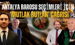Antalya Barosu seçimleri için ‘mutlak butlan’ çağrısı