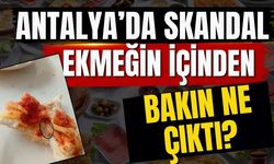 Antalya’da skandal! Ekmeğin içinden çatal iğne çıktı