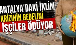 Antalya’daki iklim krizinin bedelini işçiler ödüyor