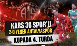 Kars 36 Spor’u 2-0 yenen Antalyaspor, kupada 4. turda