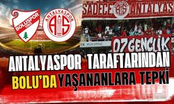 Antalyaspor taraftarından Bolu’da yaşananlara tepki