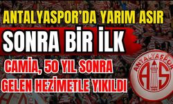 Antalyaspor’da yarım asır sonra bir ilk! Camia, 50 yıl sonra gelen hezimetle yıkıldı