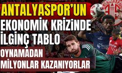 Antalyaspor’un ekonomik krizinde ilginç tablo! Oynamadan milyonlar kazanıyorlar