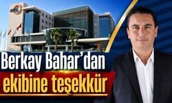Berkay Bahar’dan ekibine teşekkür