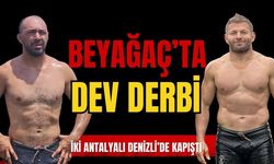 Beyağaç Güreşleri ikinci turunda dev derbi