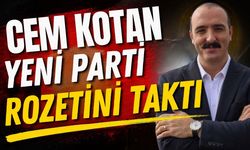 Cem Kotan Yeni Parti rozetini taktı