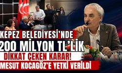 Kepez Belediyesi’nde 200 milyon TL’lik dikkat çeken karar! Mesut Kocagöz’e yetki verildi