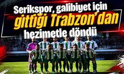 Serikspor, galibiyet için gittiği Trabzon’dan hezimetle döndü