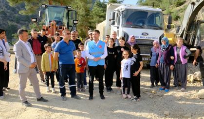 Köylerin yarım asırlık yol sorunu çözülüyor