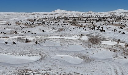 Toroslar ‘da obruklar karla doldu