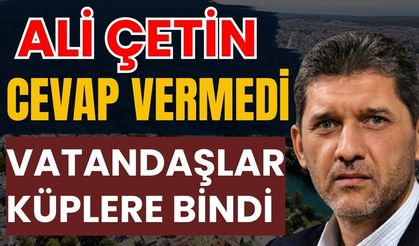 Ak Parti Antalya İl Başkanı Ali Çetin cevap vermedi vatandaşlar küplere bindi
