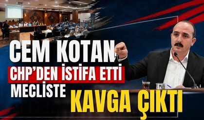 Cem Kotan CHP’den istifa etti belediyede adım atacak yer kalmadı