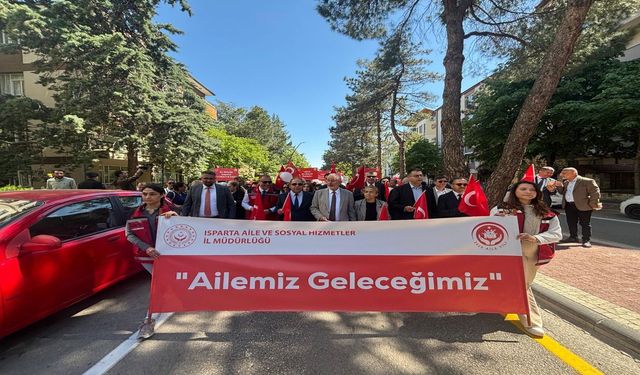 Isparta’da farkındalık etkinliğine yoğun katılım