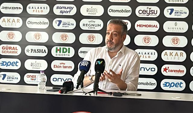 Antalyaspor Başkanı Sinan Boztepe: "Artık kalfa olduk"