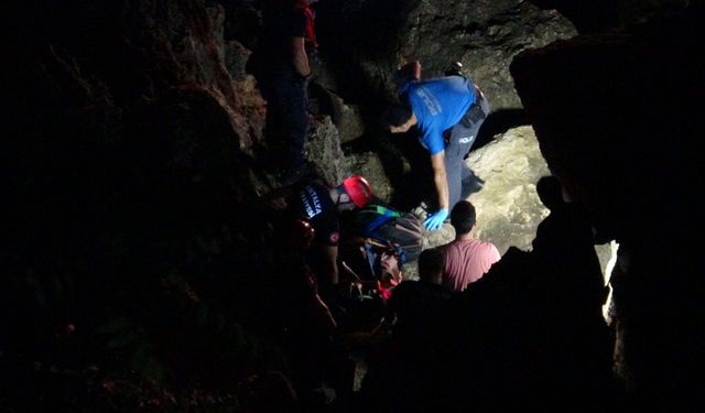 30 metrelik falezlerden düşen adam hayatını kaybetti