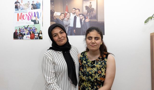 Görme engelli genç kız üniversite hayaline adım adım ilerliyor