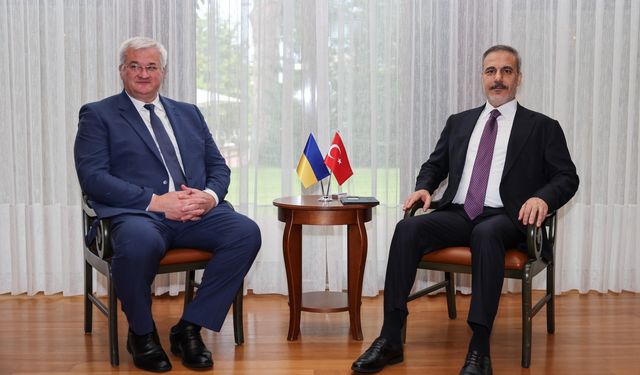 Dışişleri Bakanı Fidan, Ukraynalı mevkidaşı Sibiha ile bir araya geldi