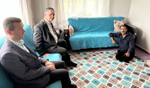 Kaymakam Gale'den gaziye vefa ziyareti