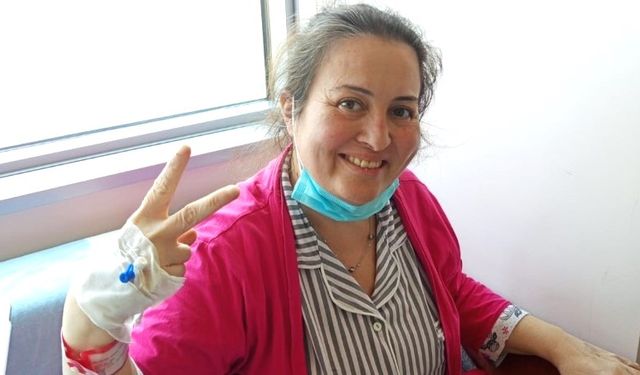 Aydın’da akciğer nakli olan kadın sağlığına kavuştu