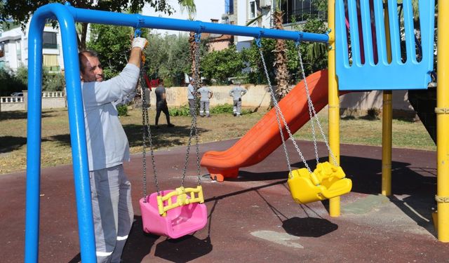 Kepez, Kütükçü Mahallesi parkını baştan yarattı