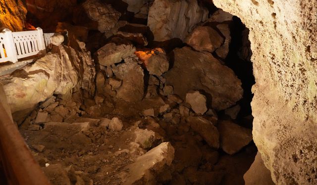 Türkiye'nin ilk turistik mağarası İnsuyu, kuruyan sularıyla fosil haline geldi