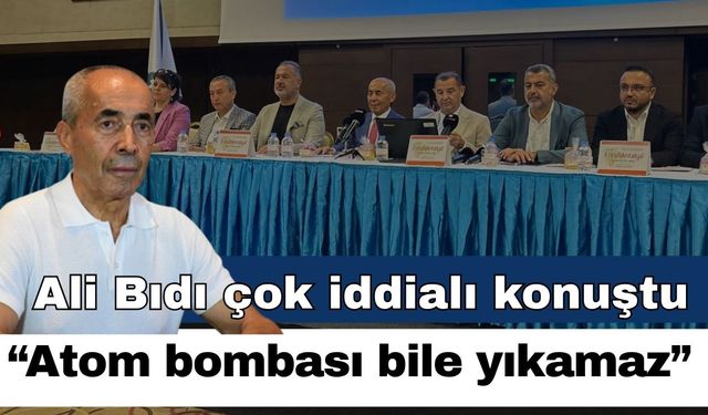 ANFAŞ Başkanı Bıdı çok iddialı konuştu; “Bu fuarı atom bombası bile yıkamaz!”