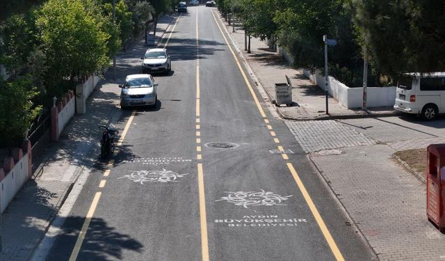 Aydın'da yol çalışmaları aralıksız olarak sürüyor