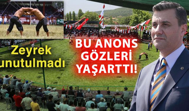Bu anons gözleri yaşarttı! Zeyrek unutulmadı