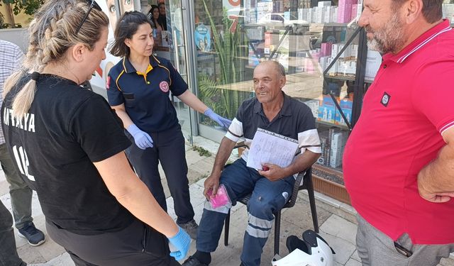 Kask yine hayat kurtardı! Sürücü vatandaşları ikna etti