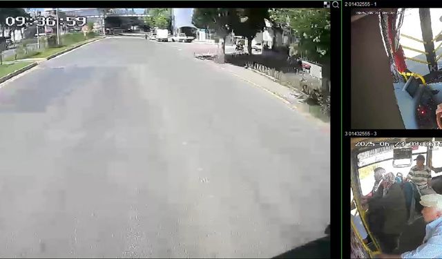 Özel halk otobüsü şoförü güzergahtan çıktı hayat kurtardı