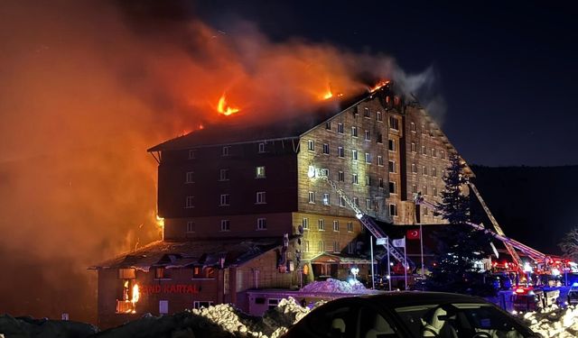 Bolu Kartalkaya Grand Kartal Oteli yangını davasında sanıktan dikkat çeken ifade