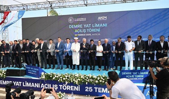 Demre turizmde yeni döneme başladı...  Heyecanla beklenen Demre Yat Limanı açıldı