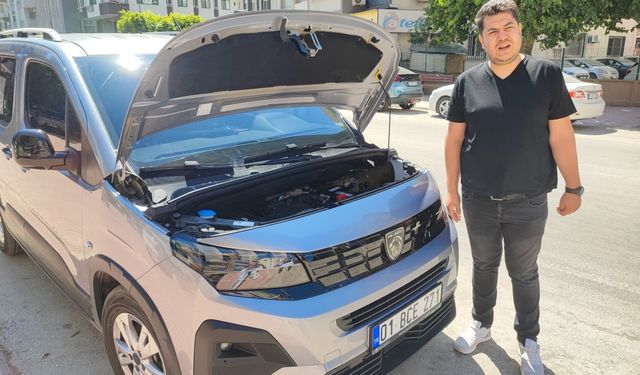 Sıfır aldığı araç panelvan boyalı ve 'Sök-tak' çıktı