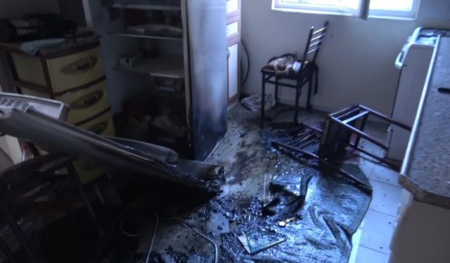 Antalya’da madde bağımlısı genç evi yaktı... Anne babasından yürek dağlayan sözler