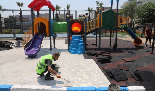 Akdeniz'de parklar yenileniyor