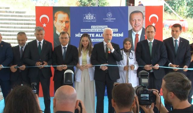 Eyüpsultan Pirinççi Aile Sağlığı Merkezi’nin açılışı yapıldı