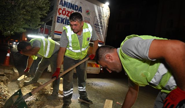 Kepez, “Anında Çözüm Ekibi” ile gece gündüz sahada