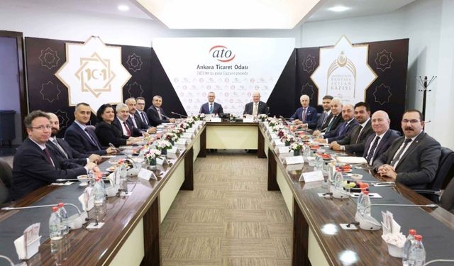 Merkez Bankası Başkanı Karahan'dan ATO'ya ziyaret