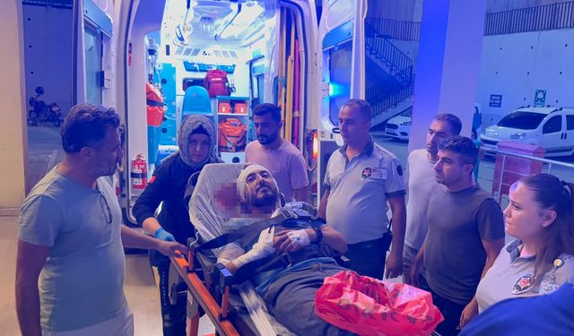 Orman yolu çalışmasında patlatılan dinamit işçiyi ağır yaraladı