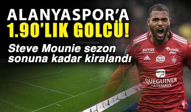 Alanyaspor’a 1.90’lık golcü! Steve Mounie sezon sonuna kadar kiralandı