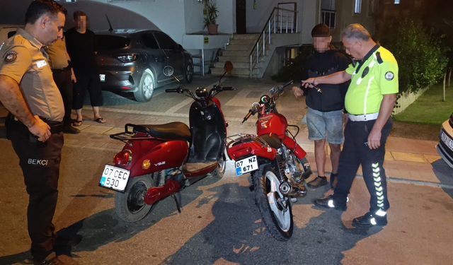 Gece yarısı motosikletlilere gece baskını… İdari para cezası kesildi