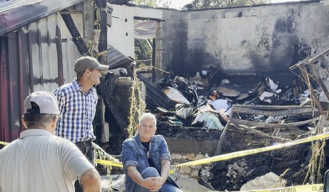 Tarsus'ta yürek dağlayan olay... Nene ve engelli torunu yangında hayatını kaybetti