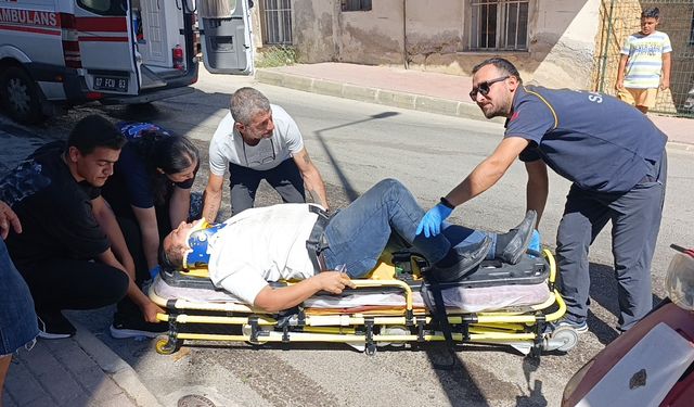 Yola dökülen sıvı madde kaza yaptırdı