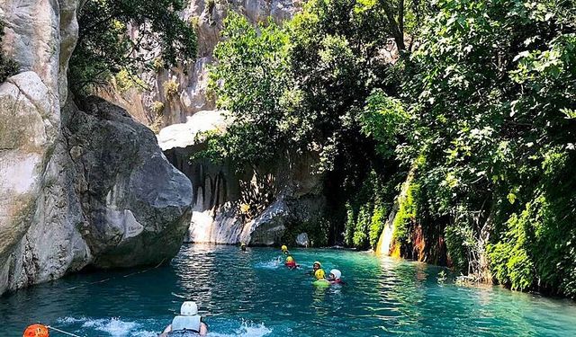 Antalya’nın doğal zenginlikleri olan büyüleyici kanyonlar