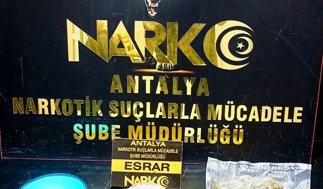 Antalya’da son bir haftada 29 şüpheliden 18 kişi tutuklandı