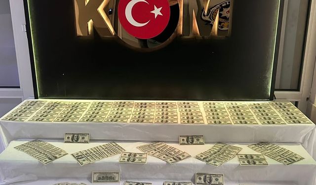 Denizli'de sahte para operasyonu… 35 bin 100 dolar banknot ele geçirildi