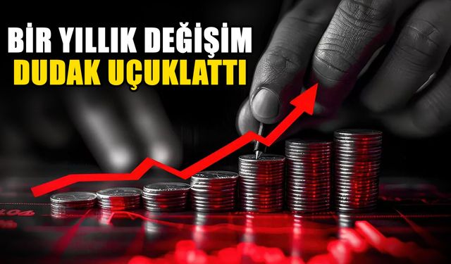 Bir yıllık değişim dudak uçuklattı