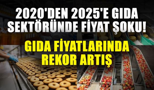 2020'den 2025'e gıda sektöründe fiyat şoku! Gıda fiyatlarında rekor artış