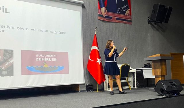 Alanya Belediyesi'nden lise öğrencilerine sıfır atık ve iklim değişikliği eğitimi
