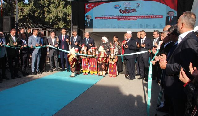 81 İl 81 Anaokulu Projesi kapsamında Mersin'de yeni okul açılışı gerçekleştirildi